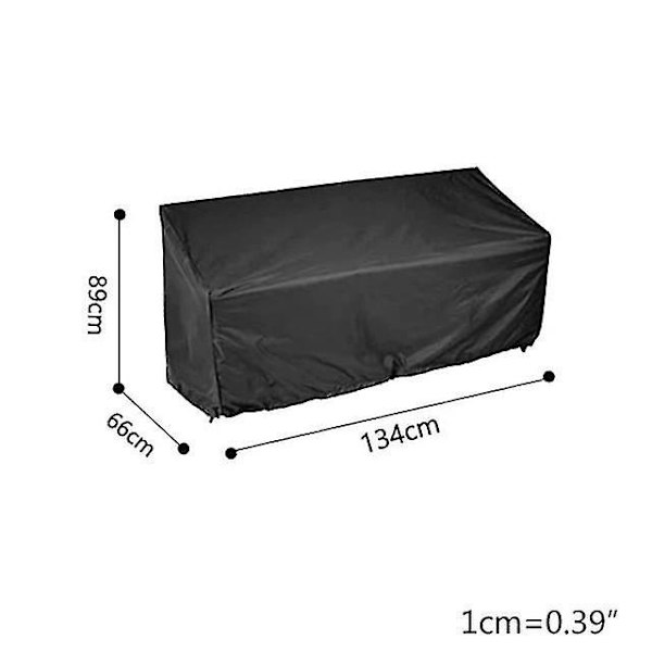 210D Havebænk Dæksel Vandtæt Anti UV 134x66x89cm