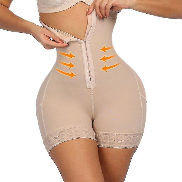 Dame Butt Lifter Shapewear Højtaljet Tummy Tight Body Shaper Shorts Talje Træner Panty Underwear-yuhao 2XL