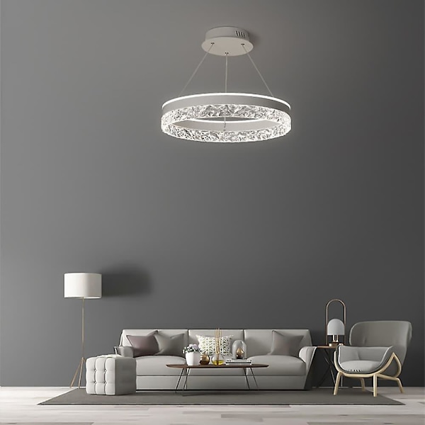LED-Hänglampa Ring Cirkel Design 50cm Dimbar