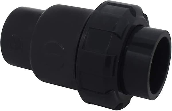 32 mm Kulventil i PVC för Vatten, Backventil, Backflödesförebyggande, Poolventil (Innerdiameter 3