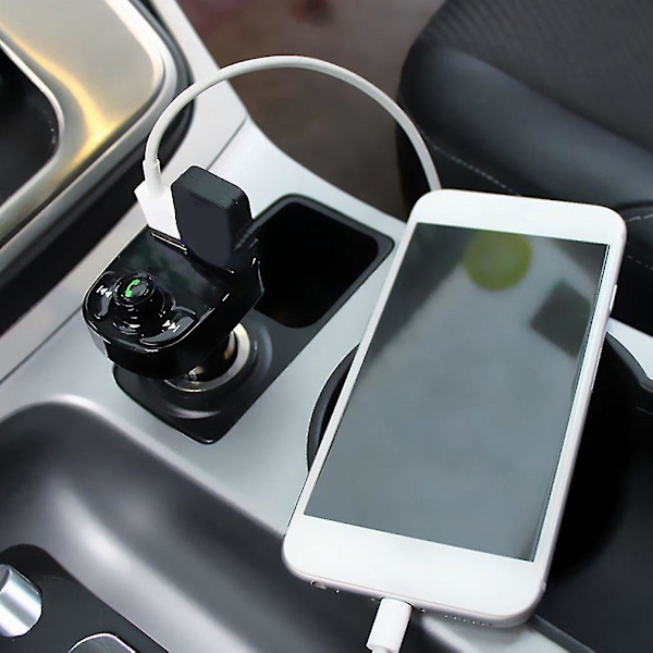 Bluetooth MP3 Handsfree Auton Lataus FM-Lähetin