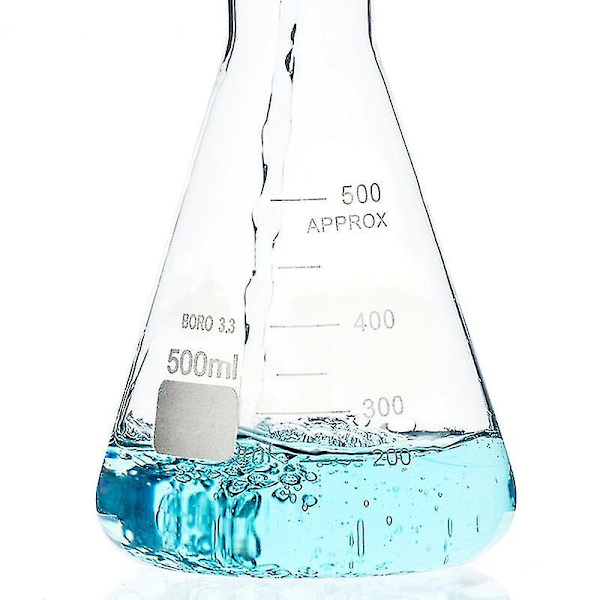 2 stk. Laboratorie Store Koniske Kolber Glas 50ml-1000ml