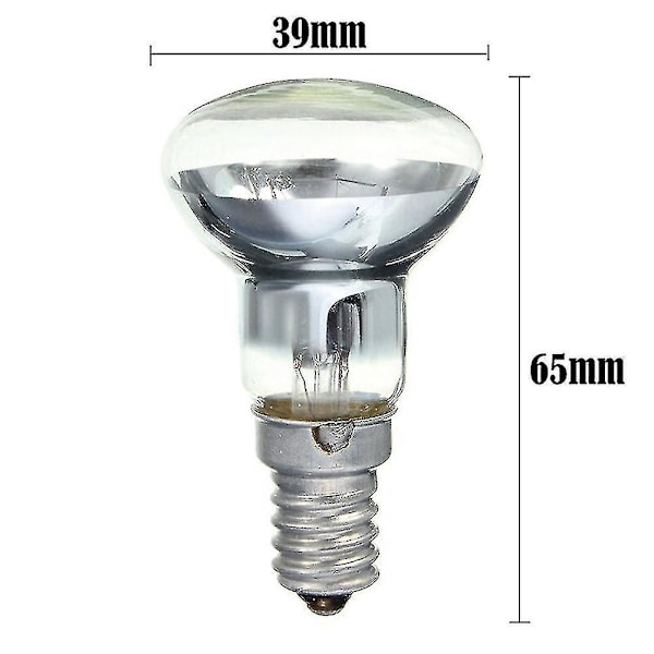 Reservepære Lava Lampe E14 R39 30W Spotlight Skru Inn Lyspære Klar Reflektor Spot Lyspærer Lava Glødelampe (tangling)-hyj