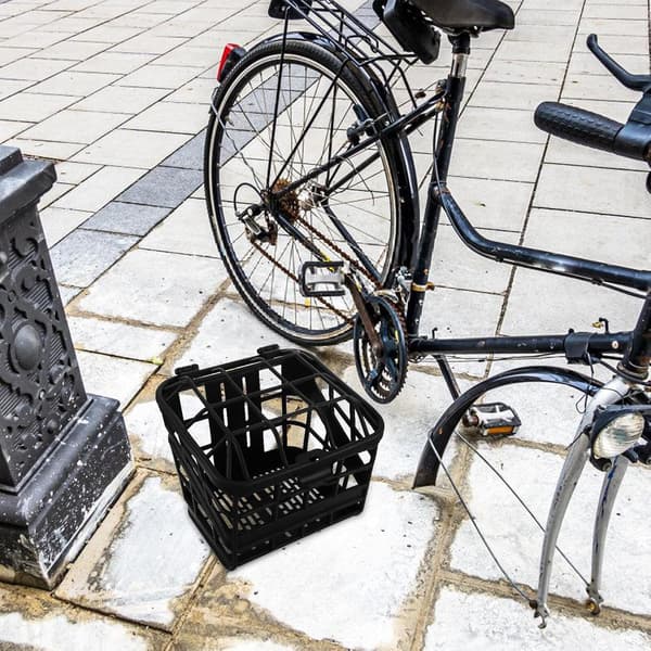 Plastik Cykelkurv til Forreste Styr Sammenklappelig Cykelkurv