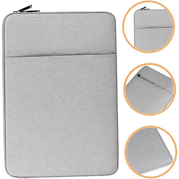 Datorväska Tum Laptop Resefodral Läder Handväska Reptålig Stilren Design