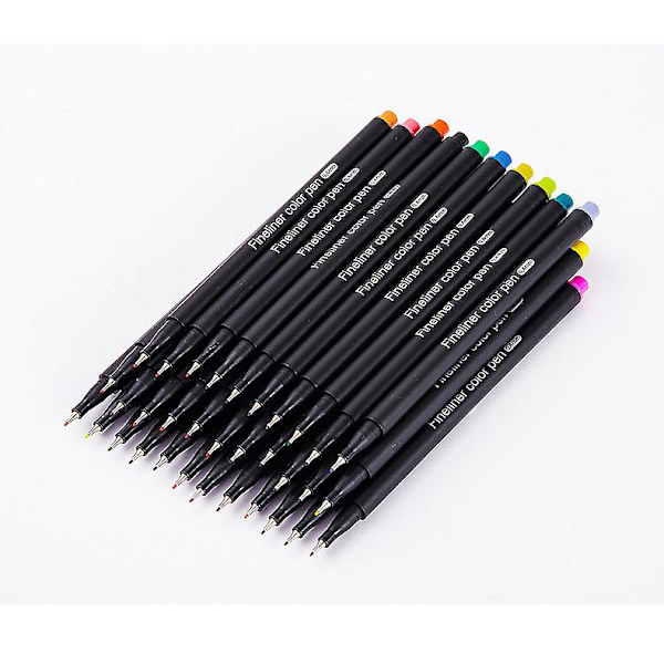 Gelpennor Set med Glitter Gelpen Färger Påfyllningar för Vuxna Färgboksdagböcker Ritning Klotter Konstmarkörer för Skola 36 colours