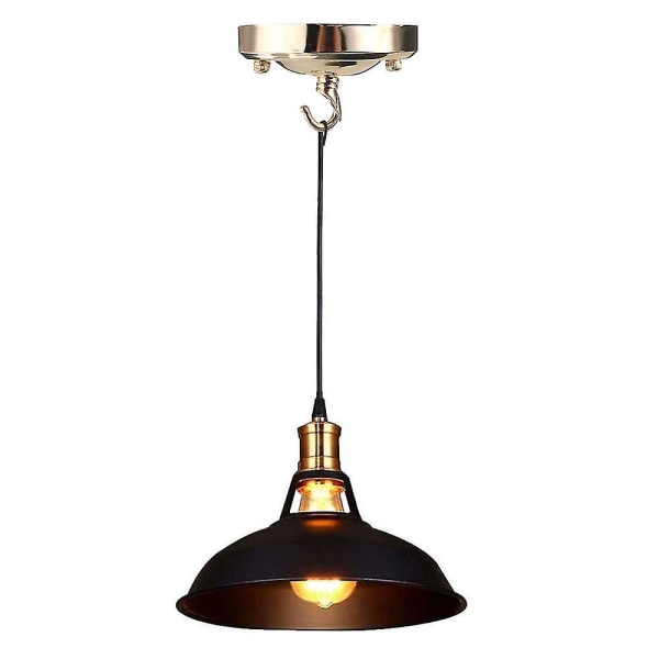 11cm Vintage Loftlampe Loftplade Med Krog, Loftlampe Base - Sølv