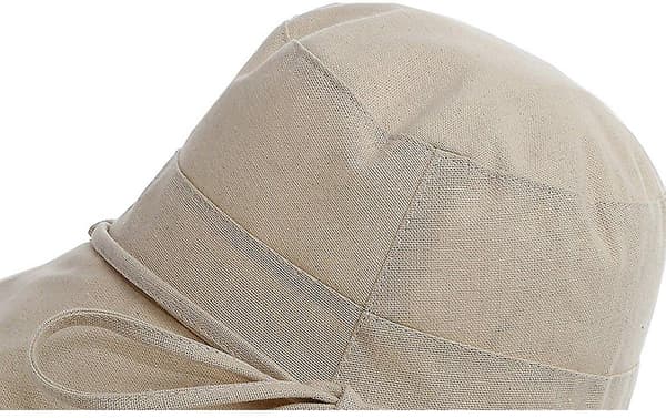 Solhatte til kvinder, smuk sommerdame solhat, foldebar, UV-beskyttelse UPF 50+ khaki