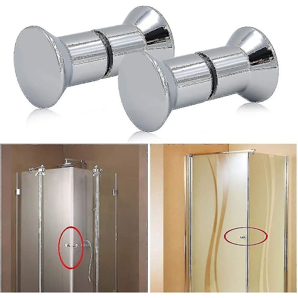 Dørhåndtak i rustfritt stål, dørknapp, kommodeknapp, håndtak i aluminium, krom