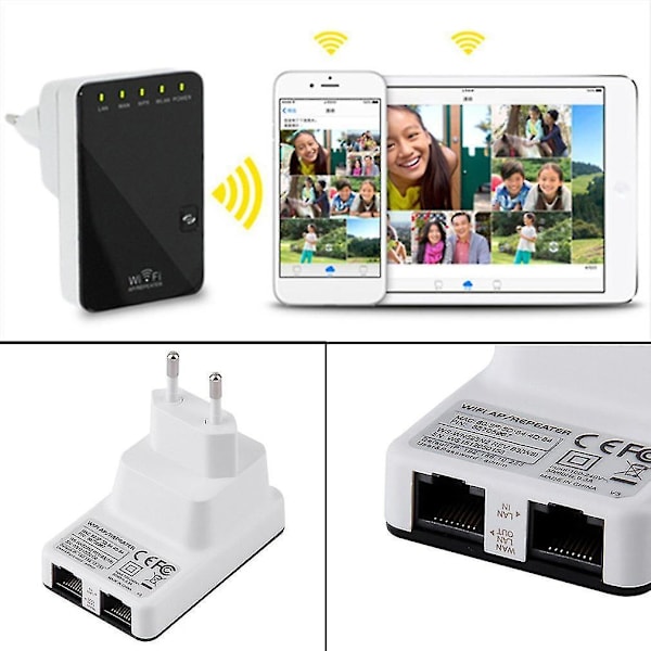 300 Mbps Trådløs-N Router AP Extender Bridge Booster Repeater