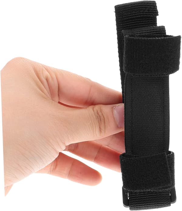 Justerbar Universal Bestik Manchet Rem Nylon Materiale med Sikkert Greb til Handicappede og Ældre