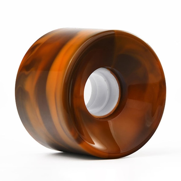 2 stk. 65x45mm Surf Skateboard Hjul 84a Hårdhed 2 Hjul Sort-hvid