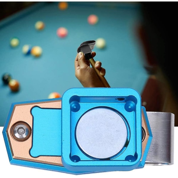 Mini Bärbar Magnetisk Biljardkritlåda Kökritlåda Stativ Med Fästklämma Biljard Biljard Sporttillbehör