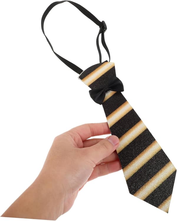6 st justerbara elastiska slipsar för examensevenemang Bekväma slipsar Snygg enfärgad design