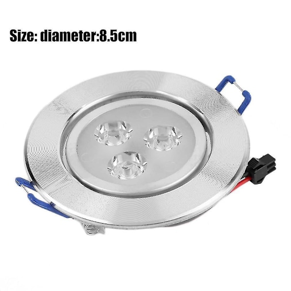 Ny 3W LED Indbygget Loft Downlight Spotlampe Pære