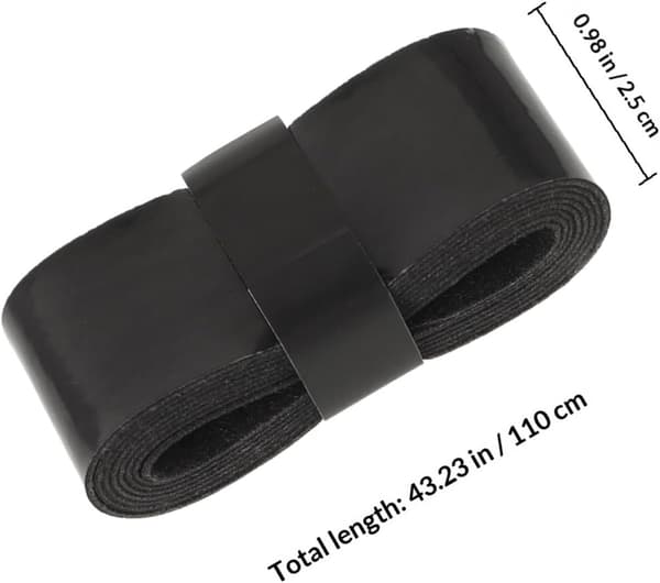 Trommestik-tape Behageligt Greb PU Materiale Sort 6 Ruller Multifunktionel Anvendelse