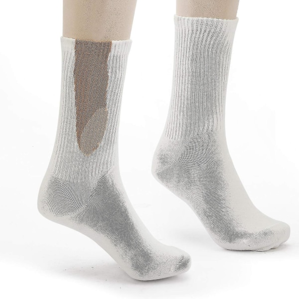 Miesten talvipuuvillasukat Paksuttavat puuvillaiset viisikärkiset sukat