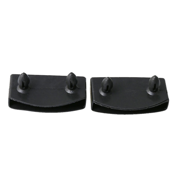 50 stk. Sengelameller Plast End Caps Holdere 55mm Sort -