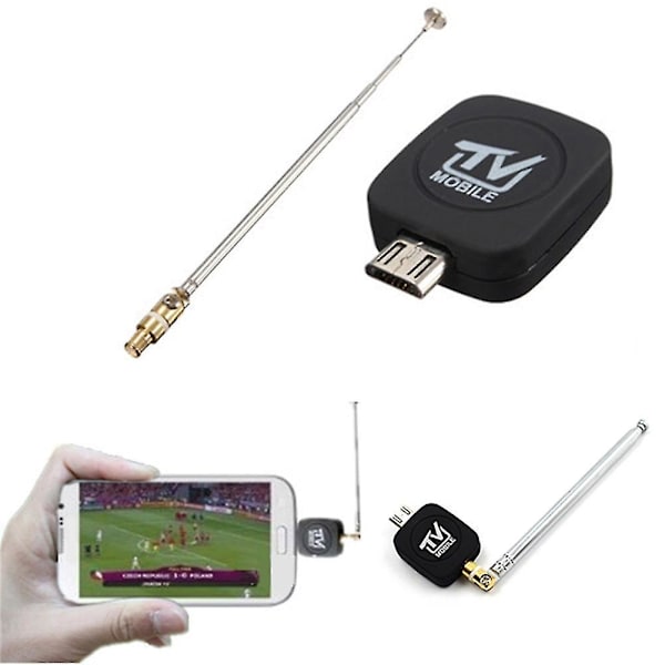 Mini Digital DVB-T USB Mobil HD TV-tuner Stick Mottaker