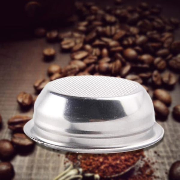 2 kopper espresso halvautomatisk kaffefilter rustfritt stålfilter