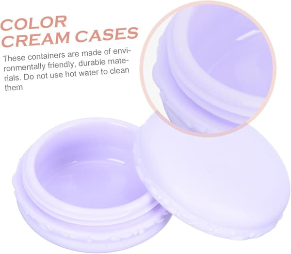 30 st 10 ml Macaron Ansiktskräm Burkar Skruv Kosmetiska Behållare Bärbara Påfyllningsbara Salva Burkar