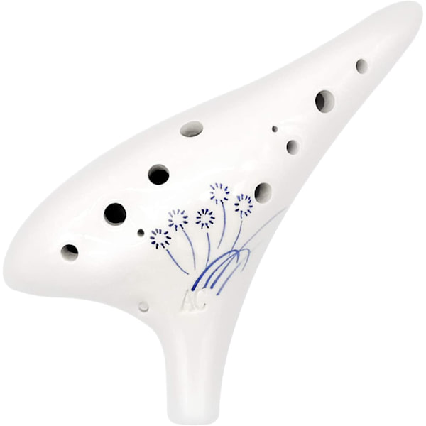 Ocarina 12 Huller Alto C Keramisk Ocarina Ocarinas Perfekt Instrument For Begynnere, Profesjonelle