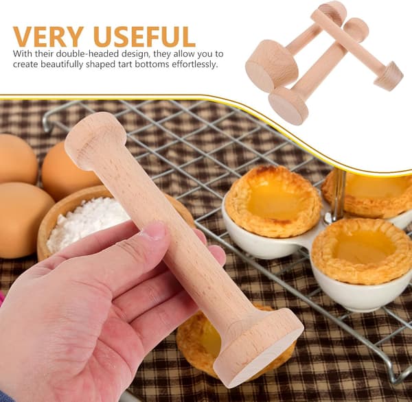 3 stk. tre eggterteformer dobbeltsidig dobbel-endet eggpattyform