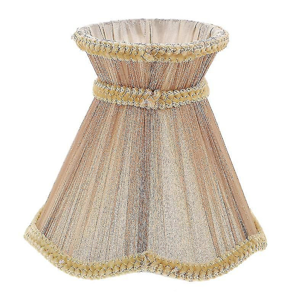 1 stk. Elegant Stof Kunst Lampskærm Til Hjem Belysning Lampe Dekoration Stof Lampskærm