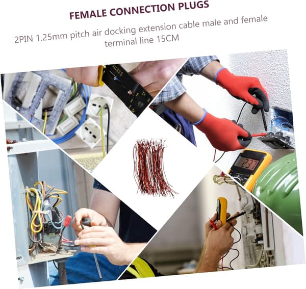 30 par terminalledninger han- og hunstikforbindelseskabel til elektronikprojekter