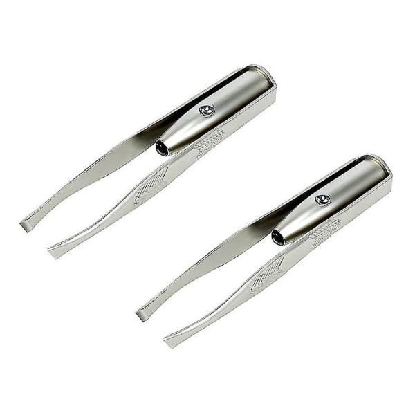 Epilator Tweezers With Led Light, Eyebrow Clip With Led Light Eyebrow Clip