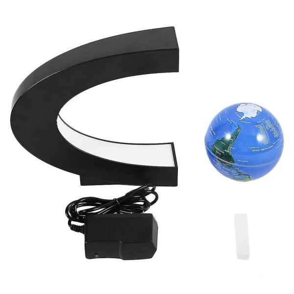 C Shape Led Verdenskort Floating Globe Magnetic Light
