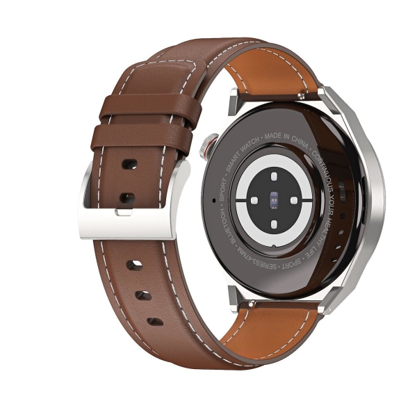 Passer til Huawei Smart Sports Watch Hua Vandtæt Stor Skærm 1.45 Bluetooth Silver gray brown leather