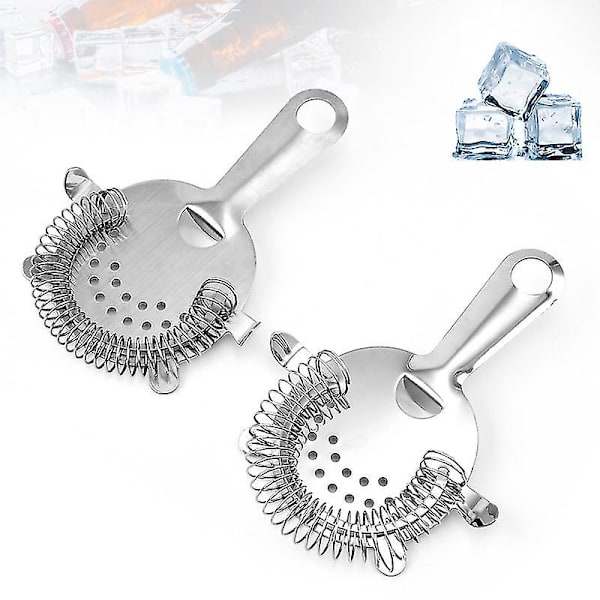 Rostfritt Stål Bar Sil (2-pack, Silver)