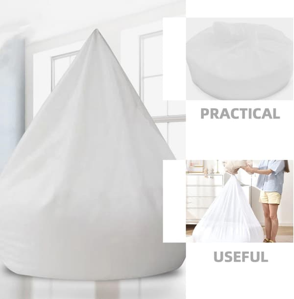Avtakbar og vaskbar lat sofa innerforing Ingen fyllstoff Bønnesekk innerforing Nettingmateriale Elegant