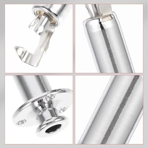 Gitar Pickup Jack Socket Sinklegering Metallplugg med jevnt og minimalt signaltap