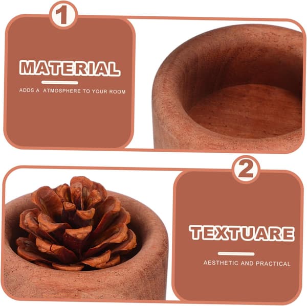Træ Aromaterapi Diffuser 3 stk. Sæt Cylindrisk Træ Aroma Diffuser Kompakt Olie Duft