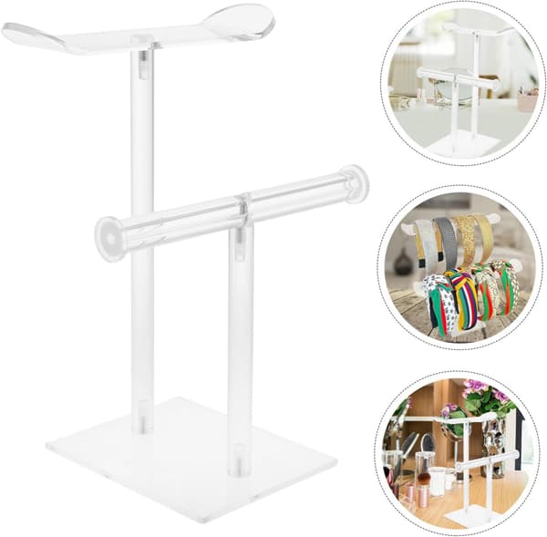 Hårelastikholder Organizer Stand Display Pæn Opbevaring til Hårelastikker Klips