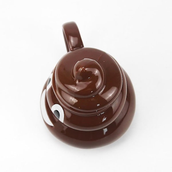 Tegneserie Smil Poop Knap Te Kaffe Kop Sjov 3D Kopper