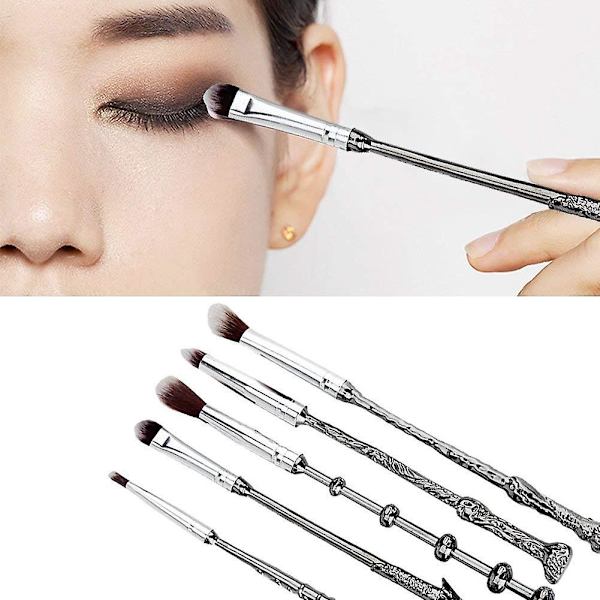 Trollspö-Borstar, 5-pack Makeup-borste Set för Kvinnor