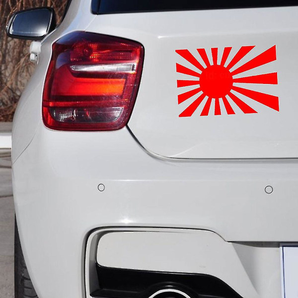 Japanin nousevan auringon lipun autotyyliset korin ikkunan tarrat Heijastava tarrakoriste