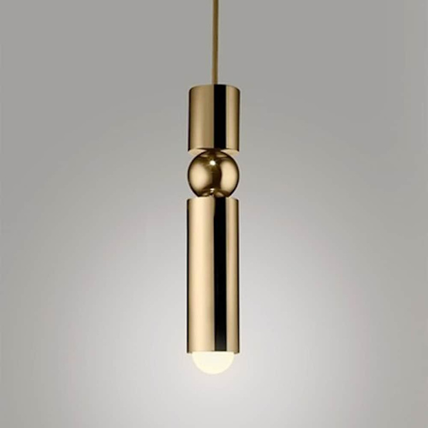 6cm LED-hängande lampor, ö-lampor, enkel design, metall