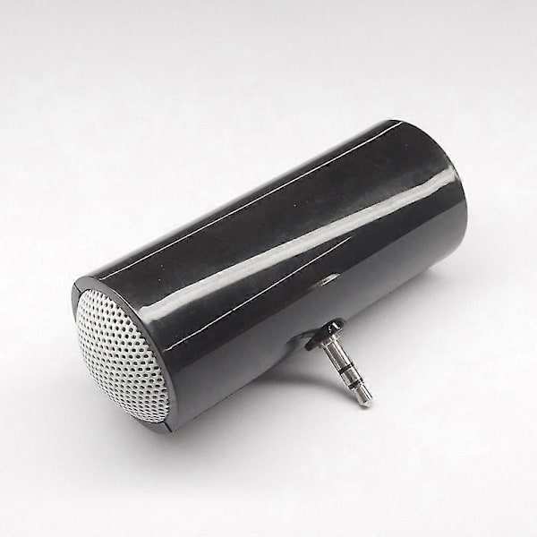 3,5 mm Jack Stereo Minihögtalare Bärbar MP3 Musikspelare Högtalare Förstärkare Högtalare för Mobiltelefon Surfplatta PC - Svart