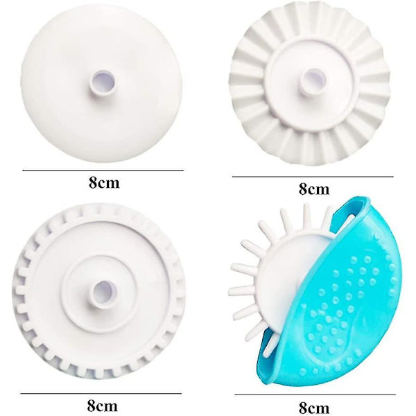 4 kpl Taikinapyörä Koristeluun, Pizza Rulla, Ergonomisesti Mukava, Taikinapyörä Leikkuri Pizzalle