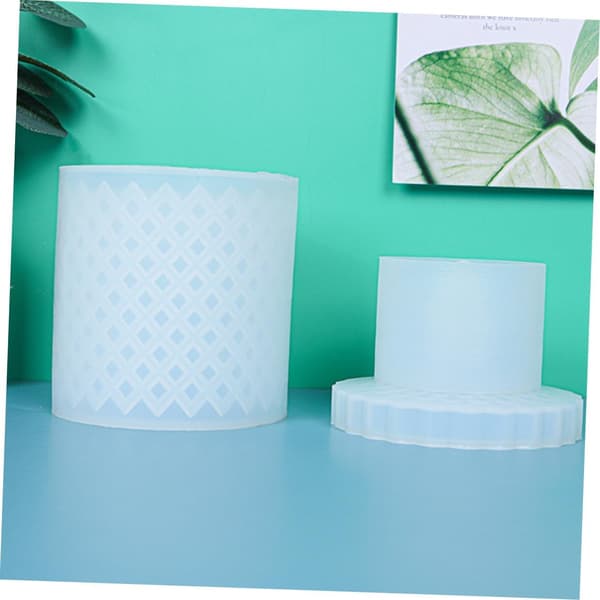 Krystall Epoxy Oppbevaringsboks Form Lyskopp Støpeform for DIY Ornamentlaging Egnet