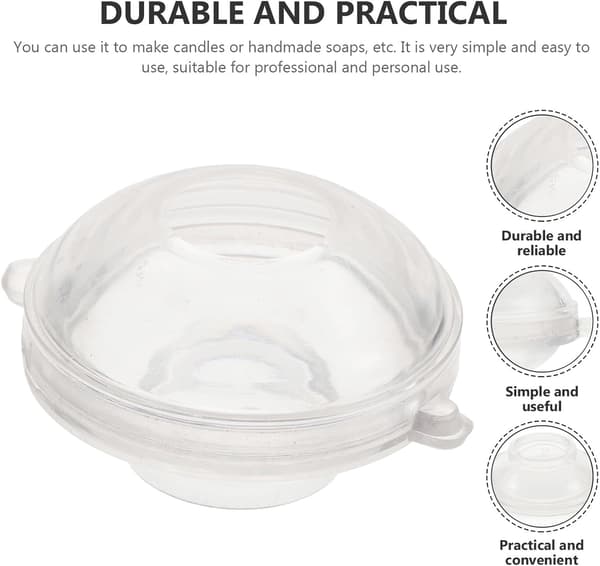 Flytende stearinlysform Oval solid plastform for DIY duftlys laging til bryllup og familiefester