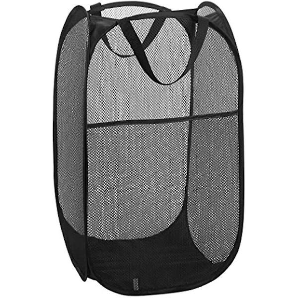 Mesh Pop-up Vaskeromskurv - Bærbar, Slitesterk Håndtak, Sammenleggbar