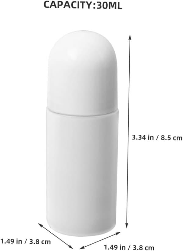 10 st 30 ml Roller-on behållare påfyllningsbara plastparfymflaskor