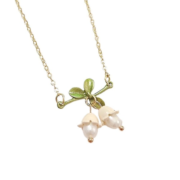 Kvinder mode blomster perle halskæde vedhæng halskæde gaver 33dd | Fyndiq