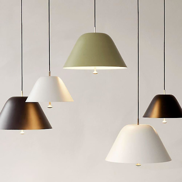 28cm Hængende Lanterne Design Lampe Metal Malet Moderne