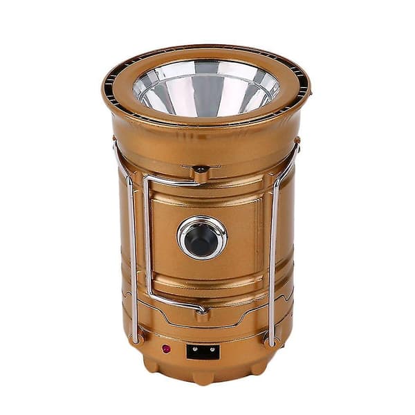 6+1 LED Oppladbar Campinglykt Solcellelading